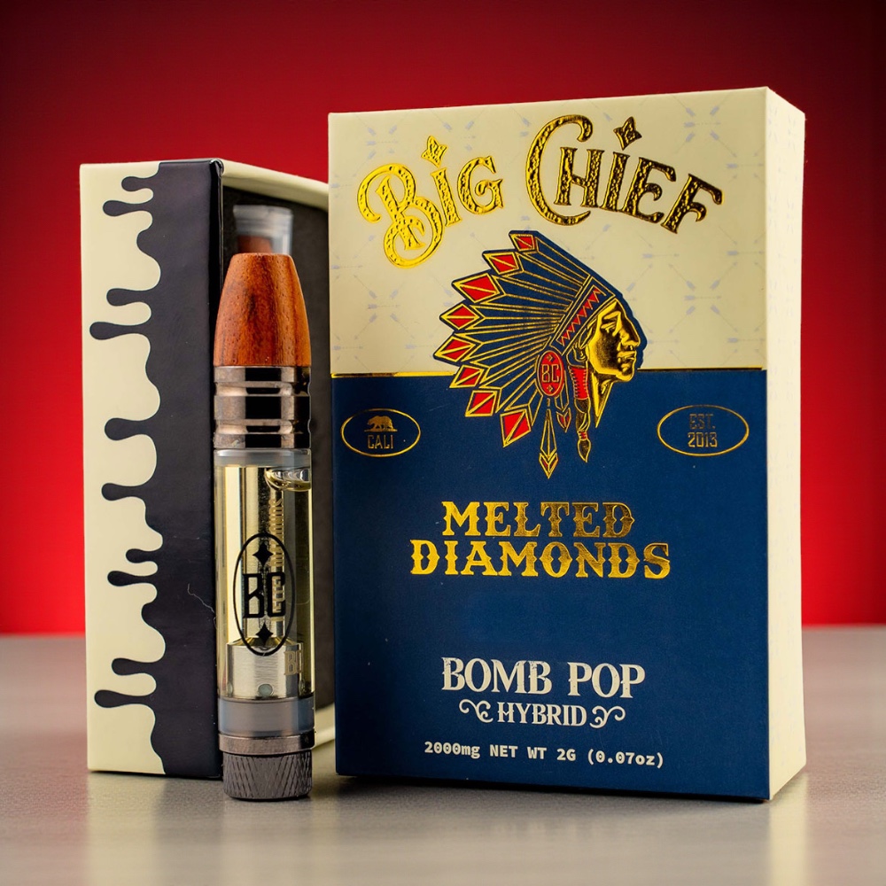 Big Chief Melted Diamonds Bomb Pop 2g Cart