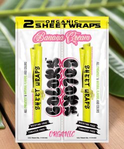 Colors Banana Cream Organic Sheet Wraps 2pk