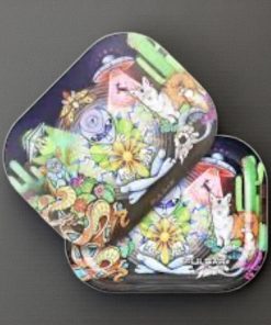 Pulsar Small Metal Rolling Tray w/Lids