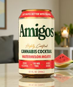 Amigos THC Drinks 10mg - Watermelon Mojito