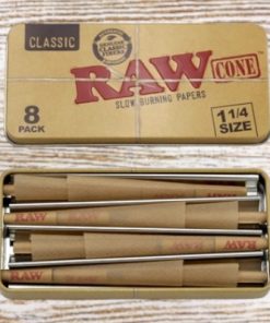 Raw 1 ¼ Cones - 8 Pack Tins