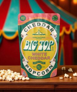 Big Top White Cheddar Hash Infused Popcorn 50mg