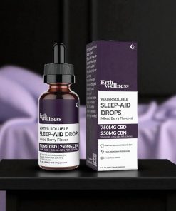Erth Wellness Water Soluble 750mg CBD + 250mg CBN Sleep Aid Drops