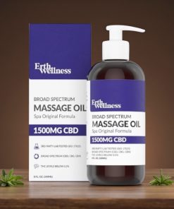 Erth Wellness Broad Spectrum 1500mg CBD Massage Oil