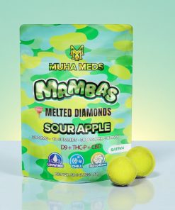 Muha Meds Mambas Melted Diamond Sour Apple 3000mg Gummies
