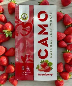 Camo Strawberry Natural Leaf Wraps 5pk