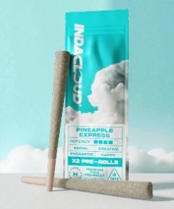 IndaCloud Pineapple Express 1g Pre-Rolls 2pk