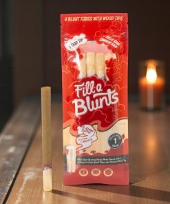 Fill-a Blunts Pre-Rolled Blunt Tubes w/ Wood Filter Tips 4pk