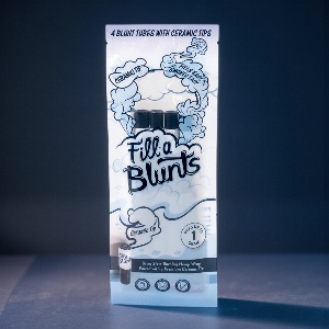 Fill-a Blunts Pre-Rolled Blunt Tubes w/ Ceramic Filter Tips 4pk