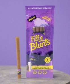 Fill-a Blunts Pre-Rolled Blunt Tubes w/ Spiral Filter Tips 4pk