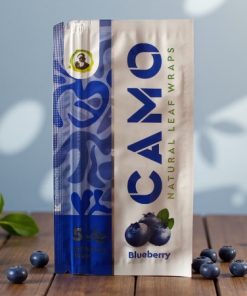 Camo Blueberry Natural Leaf Wraps 5pk