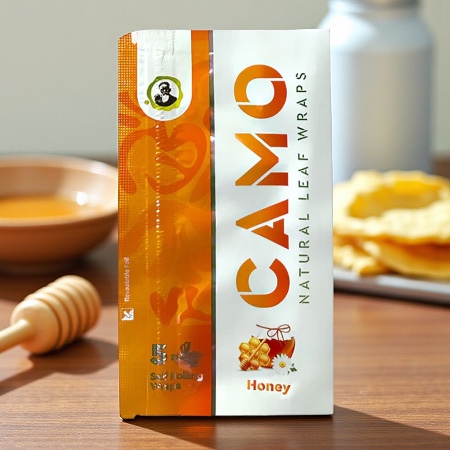 Camo Honey Natural Leaf Wraps 5pk