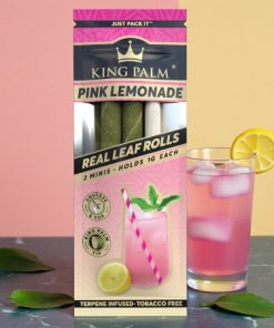 King Palm Pink Lemonade Mini Rolls 2pk