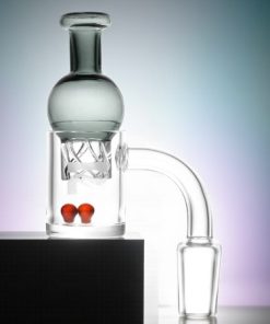 Pulsar Flat Top Quartz Banger Helix Carb Cap & Terp Beads Set