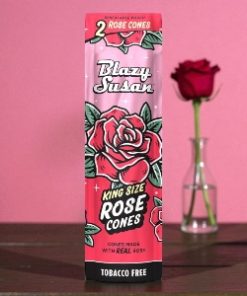 Blazy Susan Rose Cones 2pk