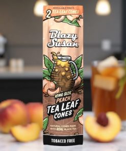 Blazy Susan King Size Peach Tea Leaf Cones 2pk