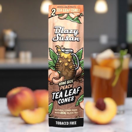Blazy Susan King Size Peach Tea Leaf Cones 2pk