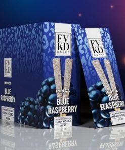 FVKD Holez Blue Raspberry Diamond Infused 2g Hash Holez 2ct