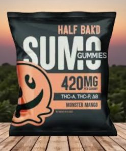 Half Bak'd SUMO Monster Mango 420mg Gummies 2ct