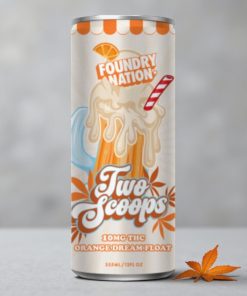 Foundry Nation Two Scoops Orange Dream Float THC Soda 10mg