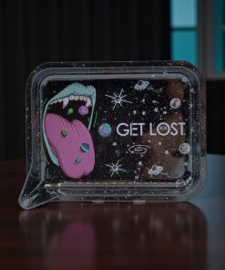 Get Lost Small Galaxy 3D Funnel Rolling Tray w/ Lid