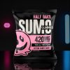 Half Bak'd SUMO Cotton Candy Swirl 420mg Gummies 2ct