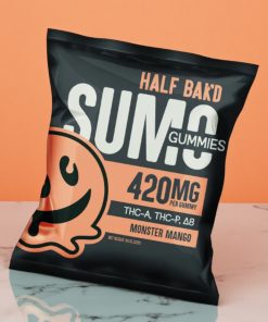 Half Bak'd SUMO Pure Peach 420mg Gummies 2ct