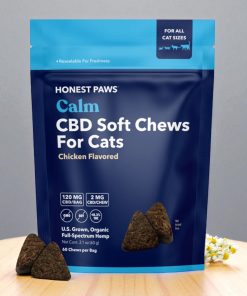 Honest Paws Calm CBD Soft Chews for Cats 120mg