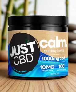 JustCBD Calm Hemp Infused Gummy Bears 1000mg
