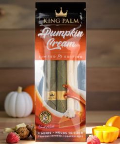 King Palm Pumpkin Cream Mini Rolls 2plk