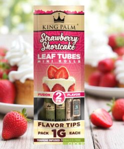 King Palm Strawberry Shortcake Mini Rolls 2pk