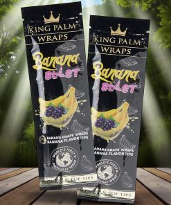 King Palm Wraps w/ Tips Banana Blast 2pk