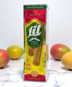 Lit Culture Miami Mango Hemp Wraps 2pk