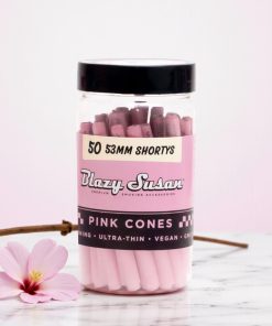 Blazy Susan Pink 53mm Shorty Cones 50pk
