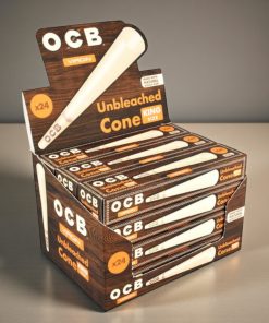 OCB Unbleached King Size Cones 24pk