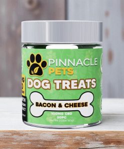 Pinnacle Pets Bacon & Cheese CBD Dog Treats 100mg