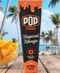 Pop Cones Tropical Mango King Size 3pk