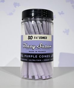 Blazy Susan Purple 1 ¼ Cones 50ct