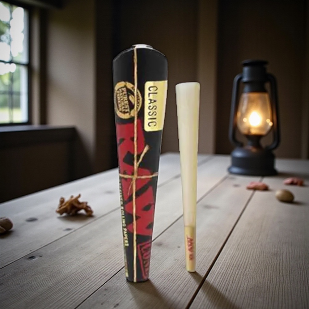 Raw Classic Black King Sized Cones 3pk