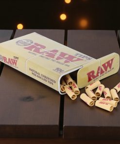 Raw Classic Pre-Rolled Tips in a Can 100ct