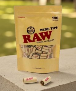 Raw Pre-Rolled Wide Tips 180ct