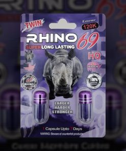 Rhino 69 Super Long Lasting Male Enhacenment Capsules 2pk