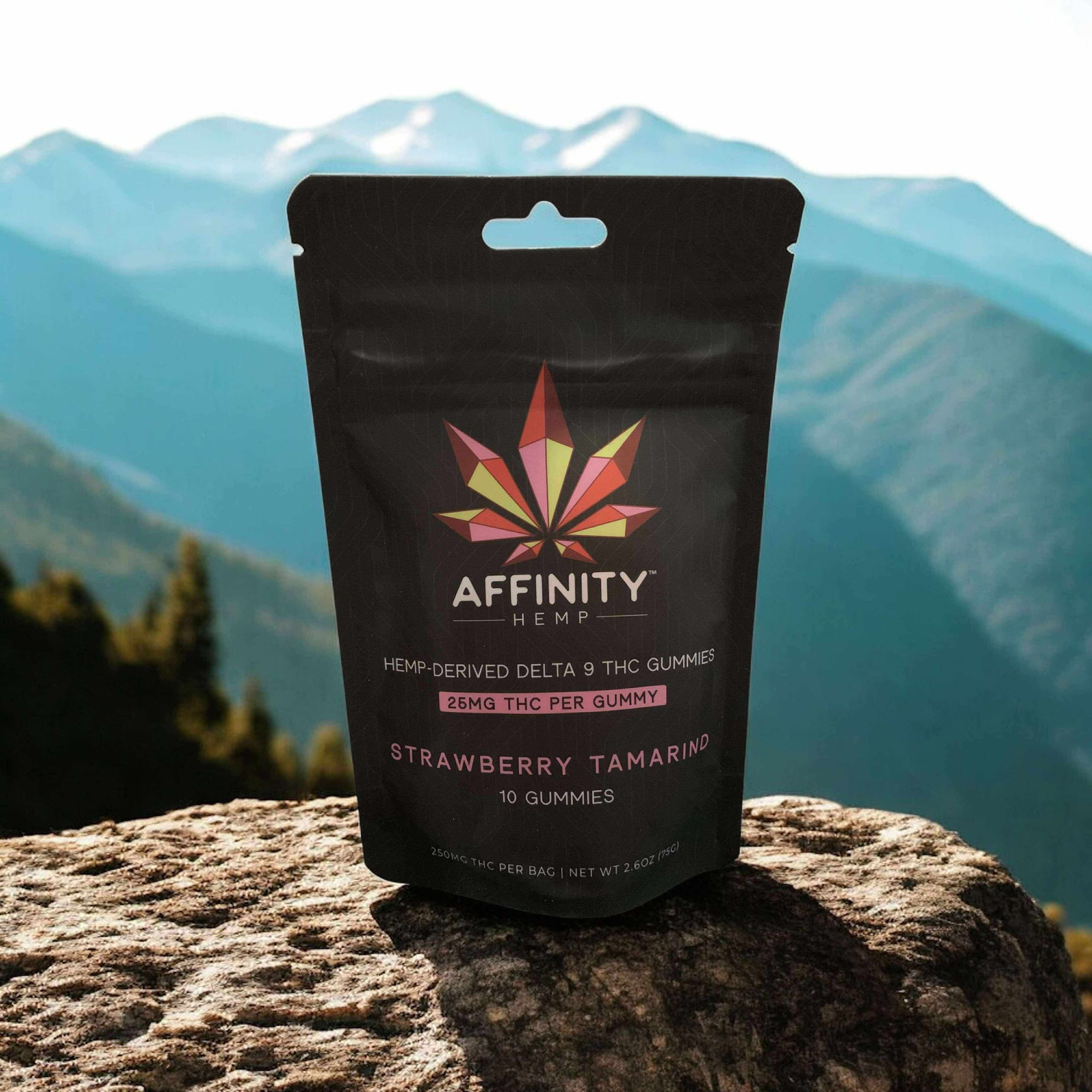 Affinity Hemp Strawberry Tamarind 250mg Gummies 10ct