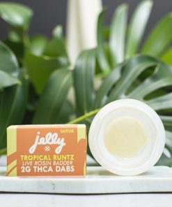 NYB Labs X Jelly Tropical Runtz Live Rosin 2g Dabs