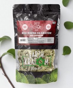Earth Kratom Red Maeng Da 300 Capsules