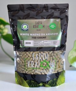 Earth Kratom White Maeng Da 750 Capsules