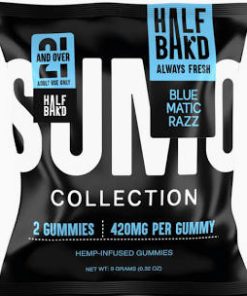 Half Bak'd SUMO Bluematic Razz 420mg Gummies 2ct