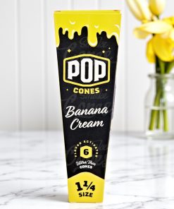 Pop Cones Banana Cream 1 1/4 6pk