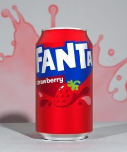 Can Soda 12oz- Fanta Strawberry