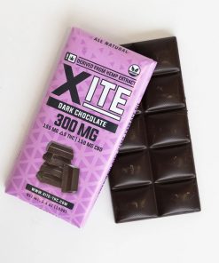 Xite Dark Chocolate Bar 1:1 THC:CBD 300mg